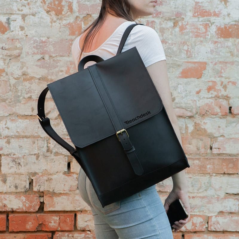 Custom Leather Backpack