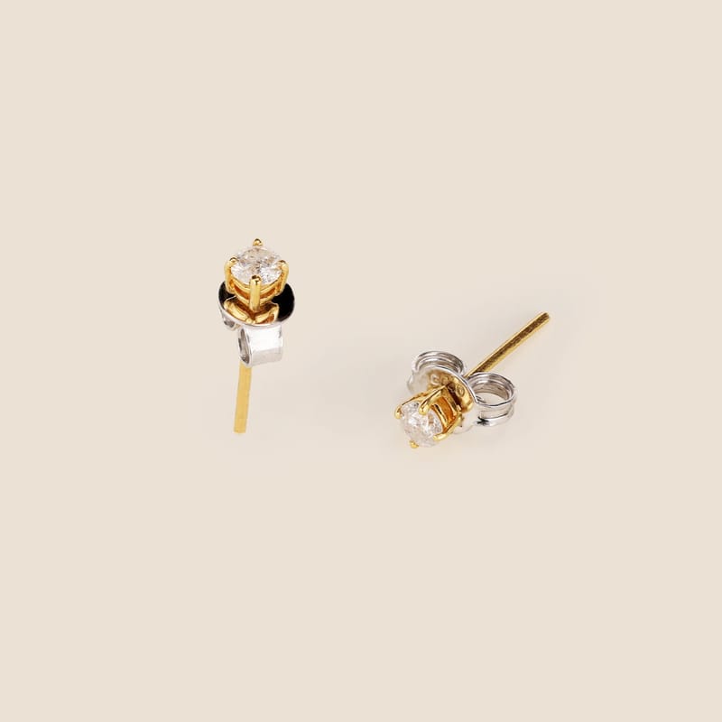 Four-Claw Diamond Stud Earrings (1/4 Ct. Tw.)