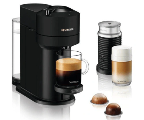 Nespresso Vertuo NeXT Premium by De'Longhi with Aeroccino - Matte Black