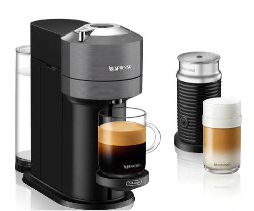 Nespresso Vertuo Next by De'Longhi with Aeroccino - Dark Grey