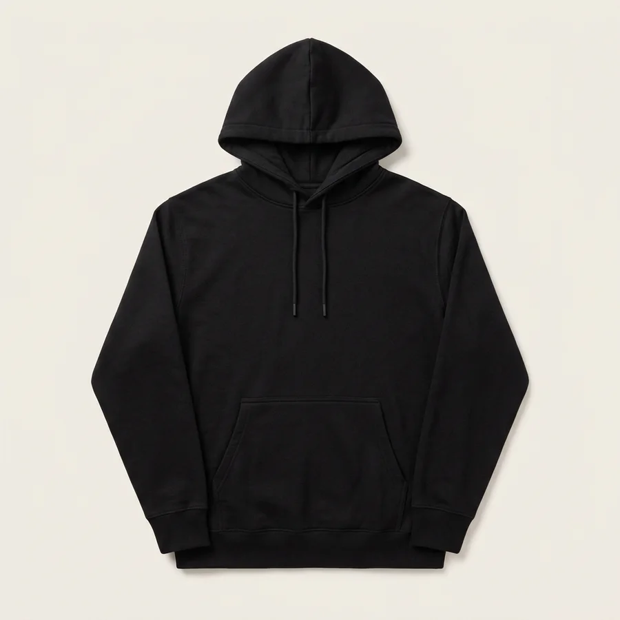 A black hoodie