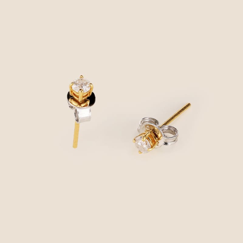 Four-Claw Diamond Stud Earrings (1/3 Ct. Tw.)