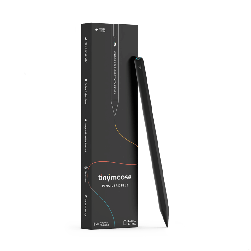 Pencil Pro Plus - iPad Pen with Wireless Charging – Midnight Black